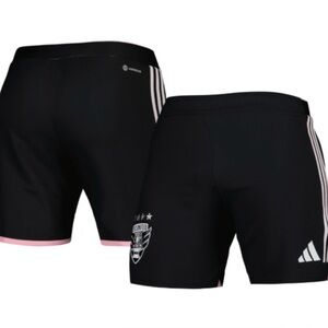 adidas D.C. United MLS Soccer Men’s Shorts Black Pink Size 3XL New